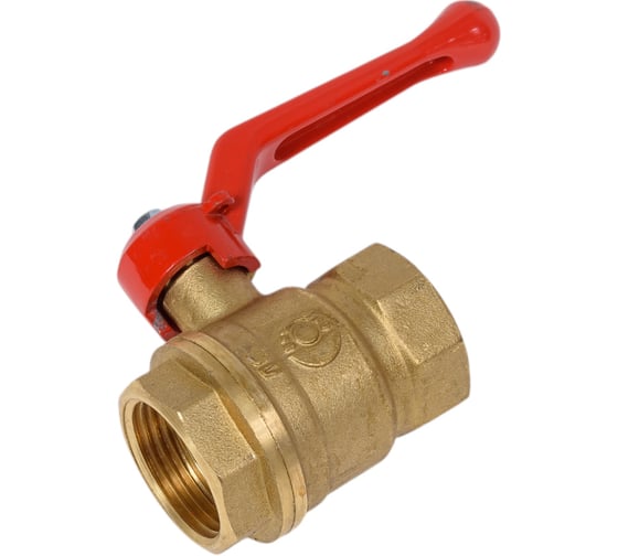 Кран шаровой Valfex N/P59 БИРКА для ВОДЫ 1" ВР/ВР ручка-рычаг, латунный 11Б27фт1М (40/10) VF.214.LR1.100.N/P59.Bir
