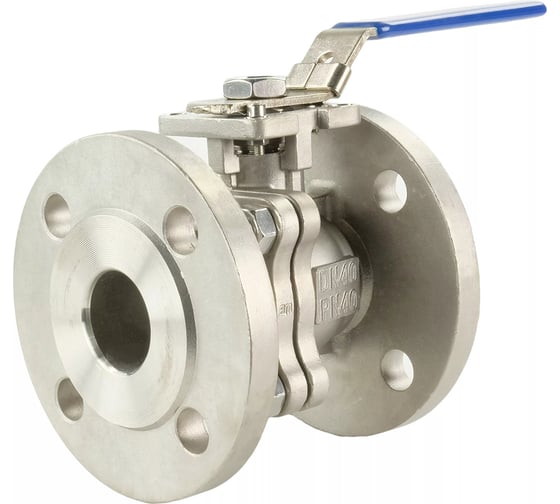 Кран шаровый КШФП.316.200 Ду50 Ру16 с ISO-фланцем и рукояткой DN.ru D160-07950 1