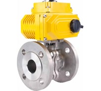 Шаровой кран DN.ru КШФП.316.200 Ду20 Ру40 с электроприводом QT-005 24В D160-12016