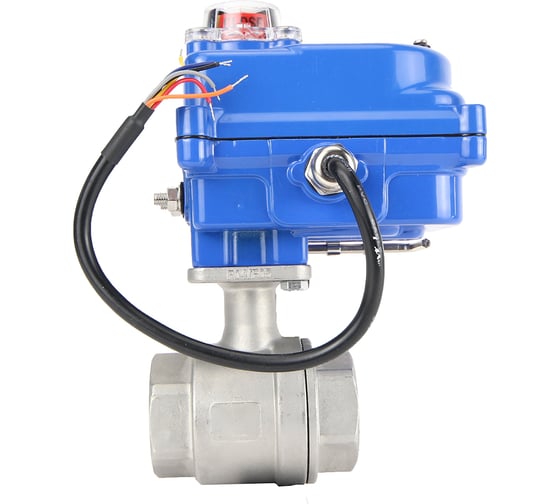 Кран шаровой DN.ru КШМП.316.230-ISO Ду15 Ру63 с электроприводом 003 blue 220В D160-12707
