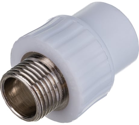 Муфта RTP комбинированная PN25, наружная резьба, D20х1/2 мм 10662