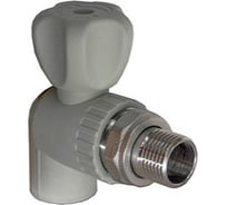 Кран шаровой для радиатора RTP D25х3/4 мм., угловой, серая 27862