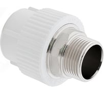 Муфта RTP PN25 комбинированная, наружная резьба, D75х2 1/2 мм под ключ 28189