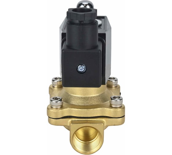 Клапан электромагнитный DN.ru VS2W-300V-NO Ду10 Ру10 двухходовой, латунь, VITON, 24В DC D130-03357