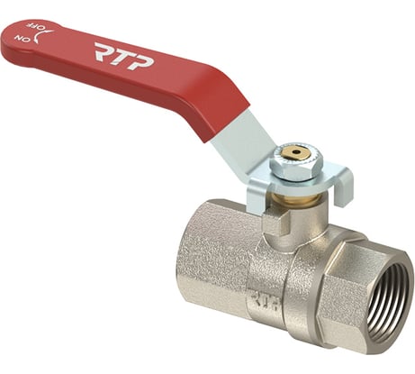 Шаровой кран RTP латунный, вн/вн., PN 40, рычаг, G 1/2 34884
