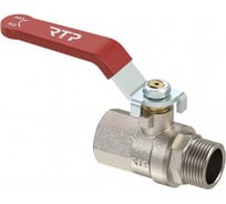 Шаровой кран RTP латунный, вн/нар., PN 25. рычаг G 1 34878