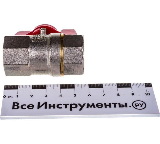 Кран шаровой RTP латунный, вн/вн., PN 25, ручка бабочка, G 3/4 34889