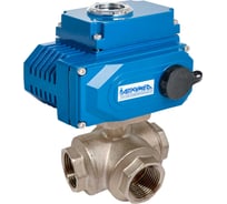 Кран шаровой Архимед L-порт, ENOLGAS BALL-O-MATIC, с электроприводом AE1071L-020.24-DC