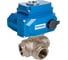 Кран шаровой Архимед L-порт, ENOLGAS BALL-O-MATIC, с электроприводом AE1071L-025.380-50 1