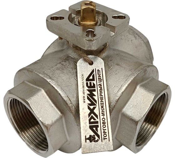 Кран шаровой Архимед L-порт, ENOLGAS BALL-O-MATIC S1071N38-DN40-PN25