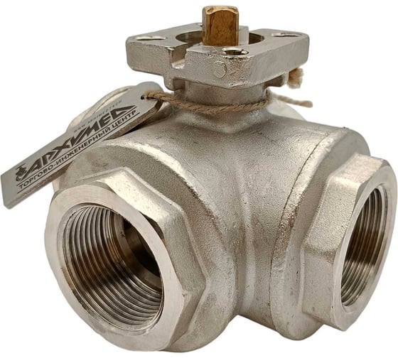 Кран шаровой Архимед L-порт, ENOLGAS BALL-O-MATIC S1071N37-DN32-PN40