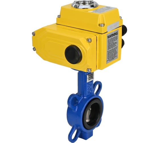Затвор DN.ru WCB-316L-VITON Ду250 Ру16 с электроприводом QT-040 380В D050-08357 1