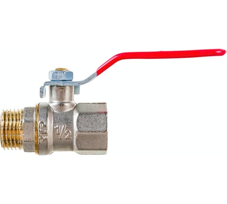 Шаровой кран RTP латунный, вн/нар., PN 25, рычаг, G 1/2 34886