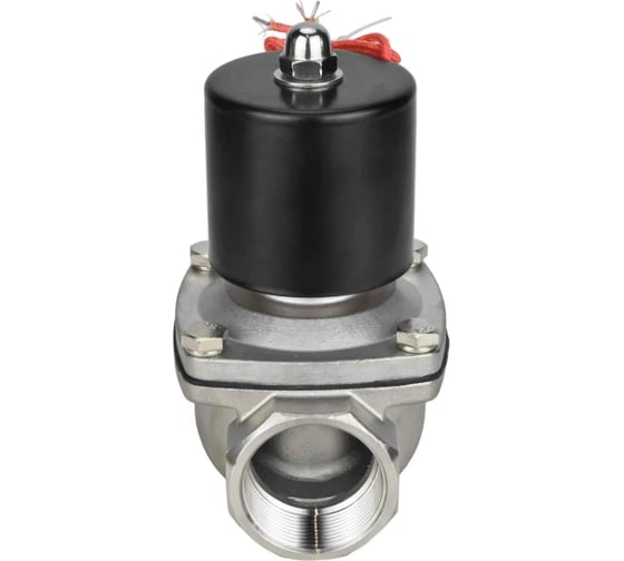 Клапан электромагнитный DN.ru VS2W-101N-NC Ду6 Ру10 двухходовой, сталь, NBR, 220В AC D130-03310