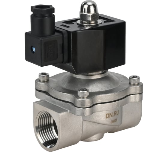 Клапан электромагнитный DN.ru VS2W-301V-NO Ду6 Ру10 двухходовой, сталь, VITON, 220В AC D130-03367