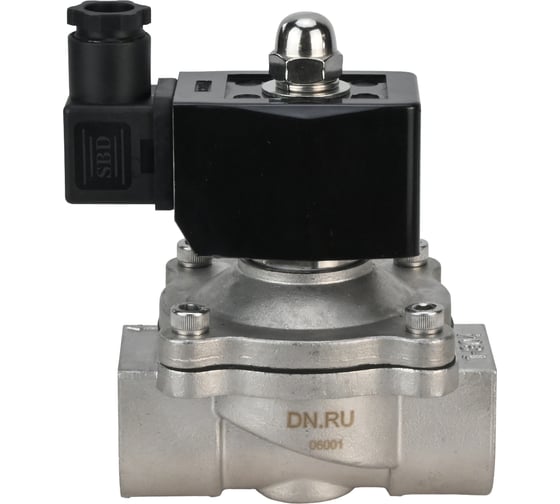 Клапан электромагнитный DN.ru VS2W-301V-NO Ду8 Ру10 двухходовой, сталь, VITON, 220В AC D130-03368