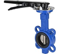 Дисковый поворотный затвор DN.ru GGG50-316L-NBR Ду100 Ру16 с рукояткой D050-13577