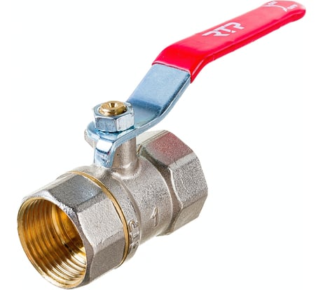 Шаровой кран RTP латунный, вн/вн., PN 25, рычаг, G 1 34874
