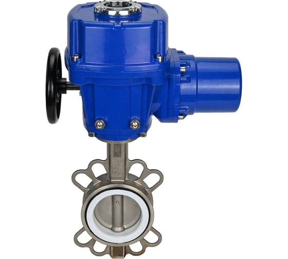Затвор DN.ru 316L-316L-PTFE Ду100 Ру16 с электроприводом QT-W (M)-010 220В D050-12563