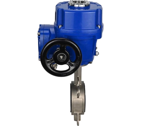 Затвор DN.ru 316L-316L-PTFE Ду100 Ру16 с электроприводом QT-W (M)-010 220В D050-12563