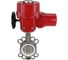 Дисковый затвор DN.ru 316L-316L-PTFE Ду100 Ру16 электропривод QT-W (M) EX-010 220В D050-12583 1