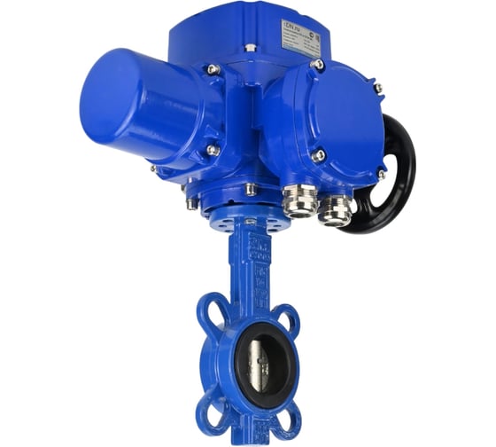 Затвор DN.ru GGG50-316L-EPDM Ду100 Ру16 с электроприводом QT-W (M)-010 380В D050-12821 1