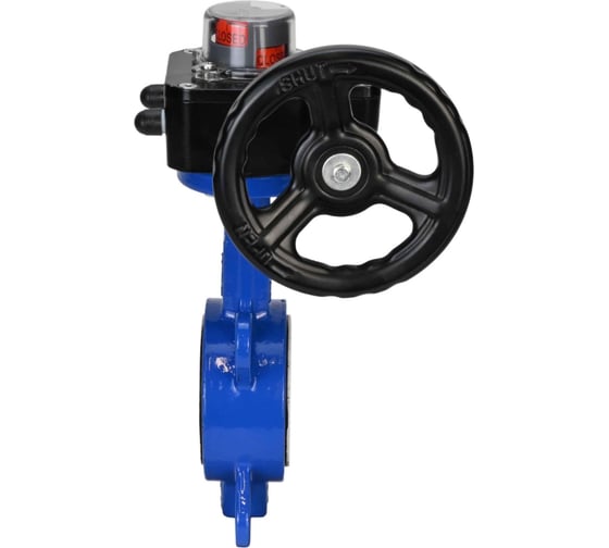 Затвор DN.ru WCB-316L-PTFE Ду150 Ру16 с редуктором HGB-2 D050-12149