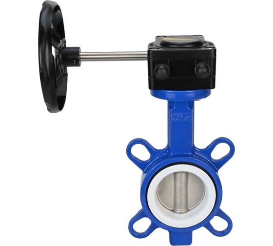 Затвор DN.ru WCB-316L-PTFE Ду40 Ру16 с редуктором HAM-1 D050-12103