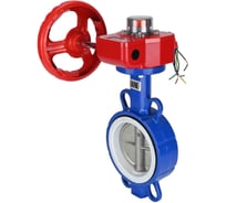 Затвор DN.ru WCB-316L-PTFE Ду50 Ру16 с редуктором HGBF-1 D050-12184