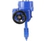 Затвор DN.ru WCB-316L-PTFE Ду40 Ру16 с электроприводом QT-W (M)-010 380В D050-12689 6