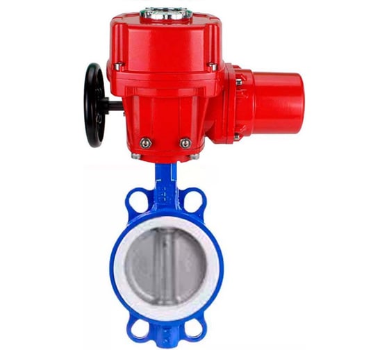 Затвор DN.ru WCB-316L-PTFE Ду40 Ру16 с электроприводом QT-W (M) EX-010 220В D050-12699 1