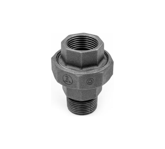 Американка под конус AV Engineering 1/2" вн.-нар., чугун черный AVEC551000012