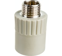 Муфта RTP PN25 комбинированная, наружная резьба, D25х1/2 мм, серая 10944