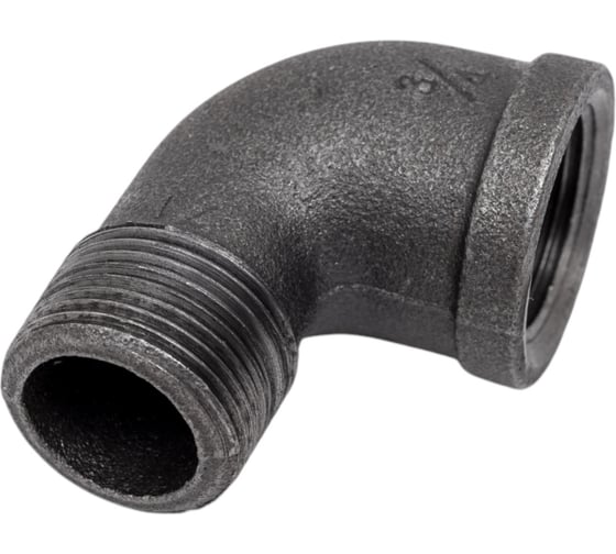 Колено AV Engineering 3/4" вн.-нар., чугун черный AVEC411000034