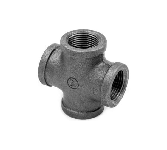 Крестовина AV Engineering 1 1/2", чугун черный AVEC441000112