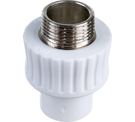 Муфта RTP PN25 комбинированная, наружная резьба, D20х3/4 мм 10663