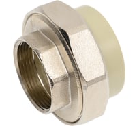 Муфта комбинированная RTP разъемная, американка, внутренняя резьба, D50х1 1/2 мм, серая 15805