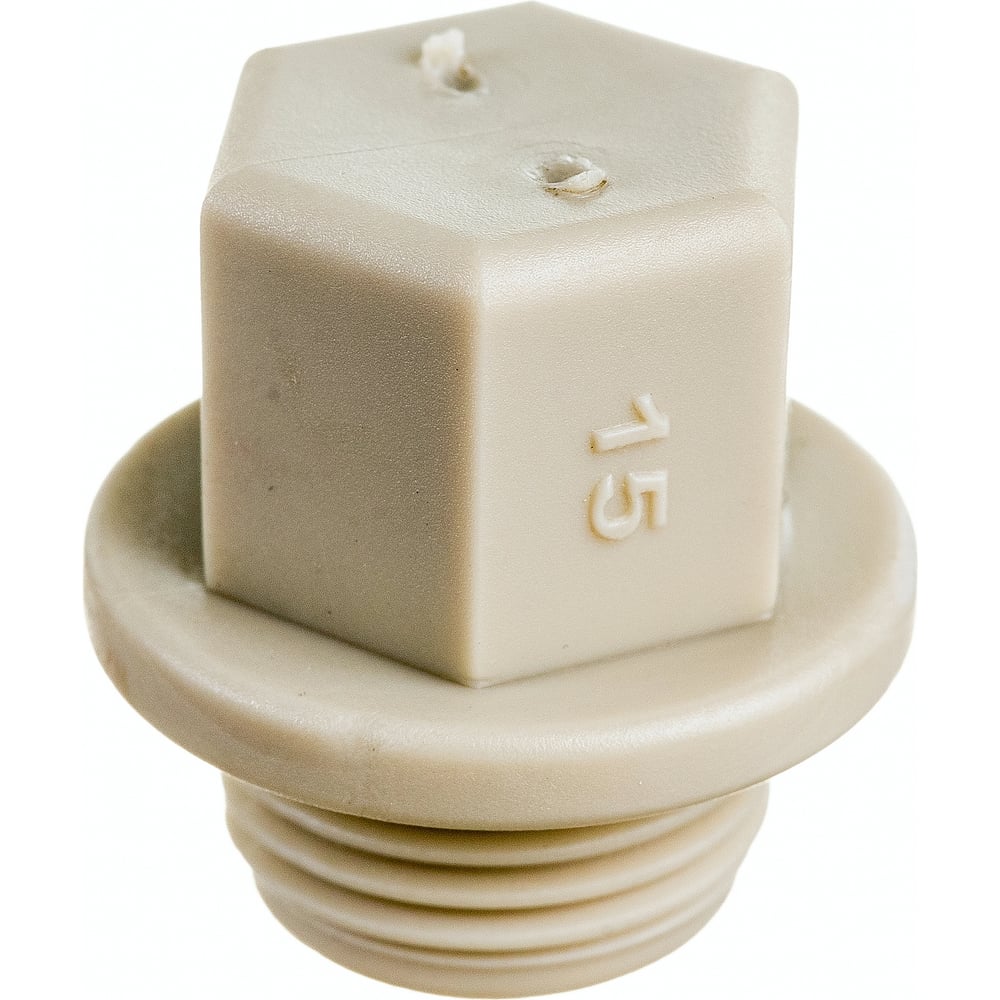 Заглушка пробка RTP PN25 с резьбой 1/2, серая 10915 - выгодная цена ...