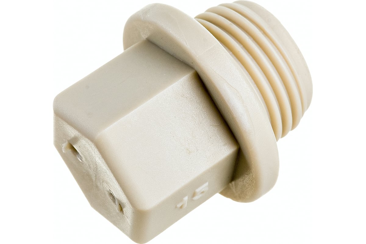 Заглушка пробка RTP PN25 с резьбой 1/2, серая 10915 - выгодная цена ...