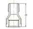 Муфта ред. AV Engineering 2 х 1 1/2 вн.-вн. чугун черн., AVEC461002112 ЦЗ-0018887616 2