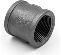 Муфта AV Engineering 3/4" вн.-вн., чугун черный AVEC451000034