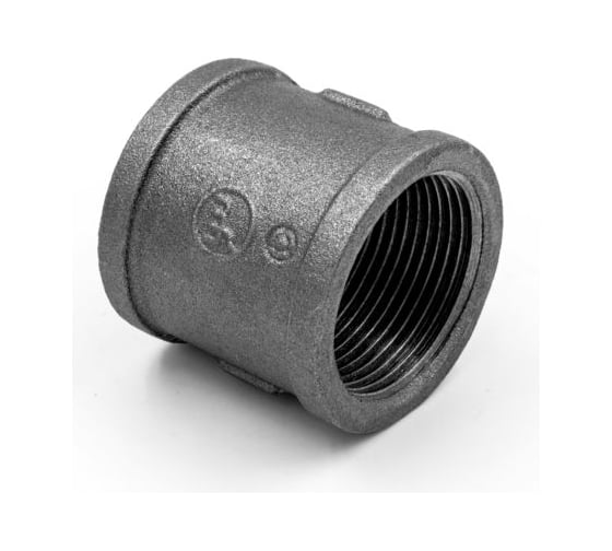 Муфта AV Engineering 1 1/2" вн.-вн., чугун черный AVEC451000112 1