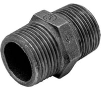 Ниппель AV Engineering 1 1/2" нар.-нар., чугун черный AVEC491000112