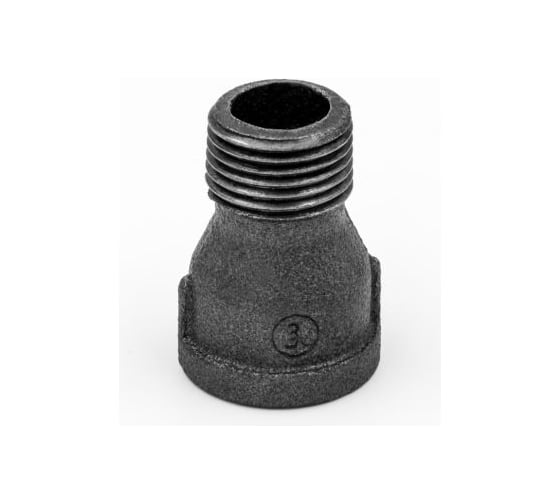 Переход AV Engineering 1 1/2" х 1 1/4" вн.-нар., чугун черный AVEC471112114 1
