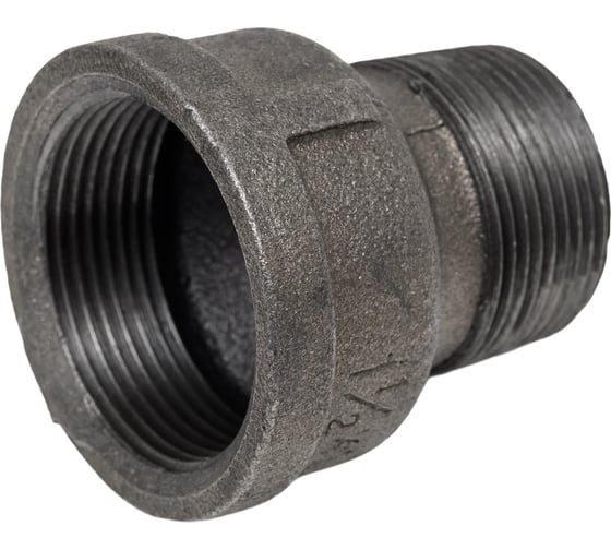 Переход AV Engineering 1 1/2" х 1 1/4" вн.-нар., чугун черный AVEC471112114