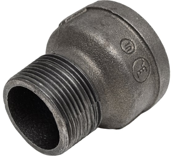 Переход AV Engineering 1 1/2" х 1 1/4" вн.-нар., чугун черный AVEC471112114