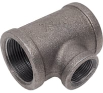 Тройник редукционный AV Engineering 1 1/4" х 3/4", чугун черный AVEC431011434