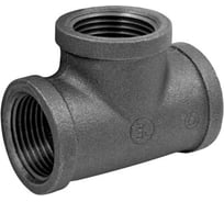 Тройник AV Engineering 1 1/2", чугун черный AVEC421000112