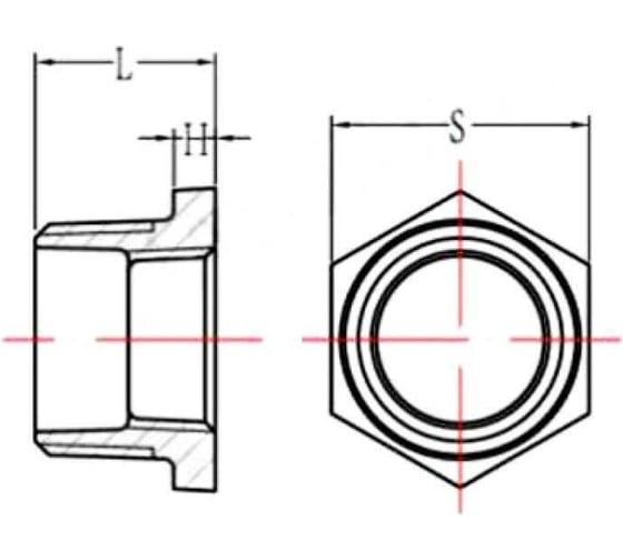 Футорка AV Engineering 1" х 3/4" нар.-вн., чугун черный AVEC481000134