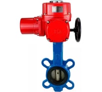 Затвор DN.ru дисковый GGG50-GGG40-EPDM Ду100 Ру16 с электроприводом QT-W (M) EX-010 220В D050-12783